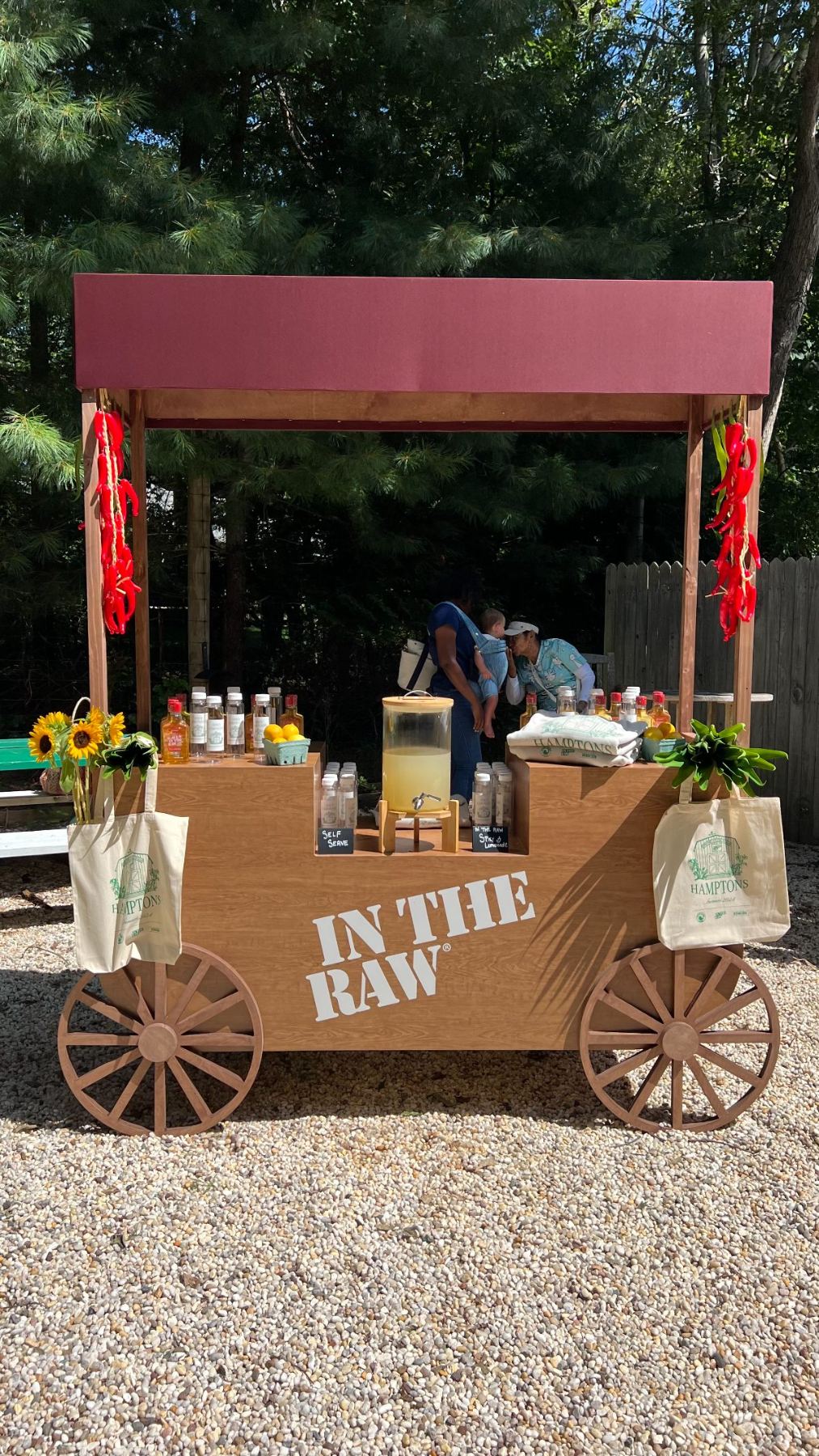 A branded farm cart