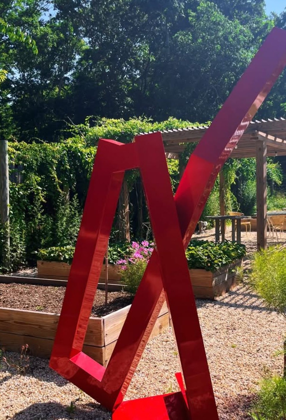 Red sculpture