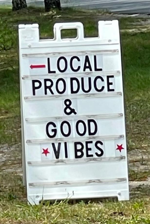 Local produce and good vibes