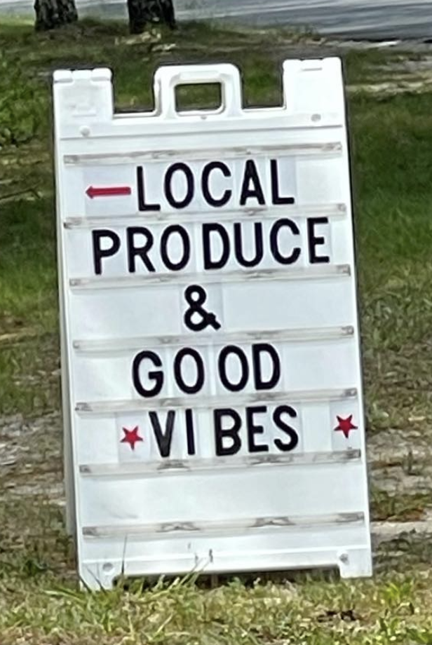 Local produce and good vibes
